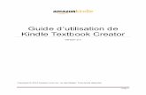 Guide d’utilisation de Kindle Textbook Creator · 2016-01-12 · 2.7 Ajout de modules d’extension ... Vous pouvez utiliser n’importe quel fichier PDF pour ajouter des pages