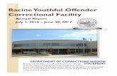 Racine Youthful Offender Correctional Facility Annual ...· Racine Youthful Offender Correctional