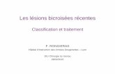 Classification et traitement - orthopedie-lyon.frorthopedie-lyon.fr/wp-content/uploads/2012/02/DIU-GENOU-Bicrois... · Les lésions bicroisées récentes Classification et traitement