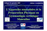 L’Approche musculaire et la Pé ti Ph iPréparation Physique ...valdoise.franceolympique.com/valdoise/...pour_colloque_pp_2009(1).pdf · INTRODUCTION OBJECTIF : Présenter et expliquer