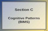 Section C Cognitive Patterns (BIMS) - maine.gov 3.0 Training... · Minimum Data Set (MDS) 3.0 Section C (BIMS) August 2010 4 • Crucial factors in care planning decisions made by