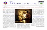 A Publication of the Maronite Eparchies in the USA · A Publication of the Maronite Eparchies in the USA Volume II Issue No. 7 July 2006 A Reflection on Fathers and on Saint Joseph,