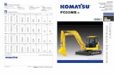 PC88MR - Komatsu Ltd. · The PC88MR-8 exceptional travel performance is provided by large drawbar pull and single pump with double flow, and it demonstrates superb …