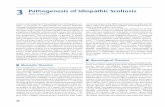 3 Pathogenesis of Idiopathic Scoliosis · Pathogenesis of Idiopathic Scoliosis 3 Robert A. Dickson 28 A clear understanding of the pathogenesis of idiopathic sco-liosis is essential