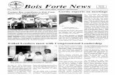 Bois Forte News · Bois Forte News Bulk Rate Permit 8 Orr, Mn 55771 VOL. 14, NO. 2 NETT LAKE, MINN., AUGUST 1999 EDITION Fortune Bay contributes to Bois …