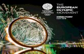 THE EUROPEAN OLYMPIC MOVEMENT - … · Mr David HARTE (IRL) Members Ms Tania CAGNOTTO ... (ROU) 47 2007 25/26 May Riga (LAT) ... 1 avenue Pierre de Coubertin 75640 CEDEX 13 Paris