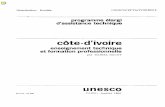Document partiellement illisible - UNESDOC Databaseunesdoc.unesco.org/images/0000/000076/007637FB.pdf · Title: Enseignement technique et formation professionnelle: Côte d'Ivoire