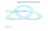 Ascendancy “Edge · Ascendancy “Edge” your competitive edge Ascendancy “Edge” is a web based management solution for retail water suppliers in the UK. The solution has been