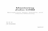 Mastering Zoho CRM - Springer978-1-4842-2904-0/1.pdf · Mastering Zoho CRM: Manage your Team, Pipeline, and Clients Effectively Ali Shabdar Vancouver, British Columbia, Canada ISBN-13