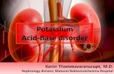Potassium Acid-Base disorderreviews.berlinpharm.com/20180303/Potassium_Acid-Base_disorder.pdf · ENaC ROMK Ald Hypokalemia Shift Loss Poor intake (less likely) Renal Non-renal Adrenergic