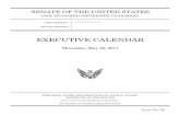 EXECUTIVE CALENDAR - Senate · EXECUTIVE CALENDAR PREPARED UNDER THE DIRECTION OF JULIE E. ADAMS, ... John Conger. May 23, 2017 Reported by Mr. McCain, Committee on Armed Services,