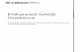Enhanced SAGE Guidance - … · Enhanced SAGE Guidance A strategic framework for the Scientific Advisory Group for Emergencies (SAGE)