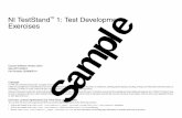 NI TestStand 1: Test Development Exercises · Linux ® is the registered ...