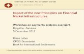 Impact of the new Principles on Financial Market ... · Impact of the new Principles on Financial Market Infrastructures Workshop on payments systems oversight Kingston, Jamaica 5