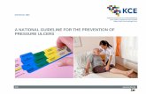 A National Guideline for the prevention of pressure ulcers · Xavier Brenez Geert Messiaen ... A NATIONAL GUIDELINE FOR THE PREVENTION OF PRESSURE ULCERS DIMITRI BEECKMAN, CATHY MATHEÏ,