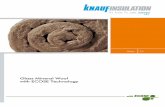 Glass Mineral Wool with ECOSE Technology - Knauf … · Knauf Insulation Glass mineral wool Product name: Glass Mineral Wool with ECOSE® Technology 1.2. Relevant identified uses