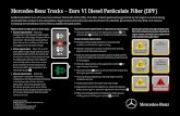 OFF Mercedes-Benz Trucks – Euro VI Diesel … · All Mercedes-Benz Euro VI trucks have a Diesel Particulate Filter (DPF). This filter collects particulates generated by the engine