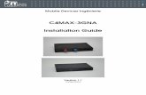 C4MAX-3GNA Installation Guide - fccid.io · Ingénierie products. Warnings and notices The exclamation point within an equilateral triangle is intended to alert the user to the presence