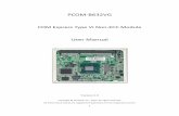User Manual - Portwelldrivers.portwell.com/IPC_Manual/PCOM/PCOM-B632VG R1.1 User Ma… · 4 Memory -Supports up to 8GB DDR3L 1067/1333 MT/s SDRAM on one 204-pin SODIMM sockets. 5
