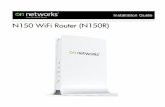 Easy, Reliable & Secure N150 WiFi Router (N150R) · modem to your router using this port. Factory Reset button. To use this button, stick a paper clip into the reset hole and hold