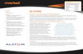 ALSTOM - Riverbed · ALSTOM is a world leader in transport and energy infrastructure. One in four light bulbs in the world are powered by electricity generated by ALSTOM equipment,