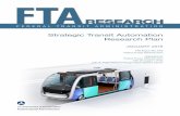 Strategic Transit Automation Research Plan - transit… · Transit bus automation could deliver many potential benefits, but transit agencies need additional research and policy guidance