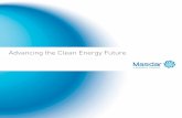 Advancing the Clean Energy Future - London Array · Masdar City, as a special economic zone and a test-bed for innovation, addresses the challenges of sustainable urban planning and