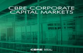 CBRE CORPORATE CAPITAL MARKETS .CBRE Corporate Capital Markets CBRE’s Corporate Capital Markets
