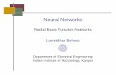 Neural Networks - IITKhome.iitk.ac.in/~lbehera/Files/Lecture5_RBFN.pdf · Neural Networks Radial Basis Function Networks Laxmidhar Behera Department of Electrical Engineering Indian