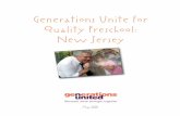 Generations Unite for Quality Preschool: New Jersey · Generations Unite for Quality Preschool: New Jersey. ... Vic e-Chair Matthew Melmed #1˜˛.-#/ #+˜˛-)+ ... (Pre-K) education