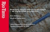 Demand, supply and price of copper – an …s3.amazonaws.com/zanran_storage/ supply and price of copper – an exploration perspective Eric Finlayson Head of Exploration Global Mining