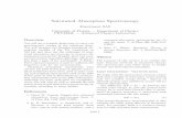 Saturated Absorption Spectroscopy - Department of .Saturated Absorption Spectroscopy SAS 3 Figure