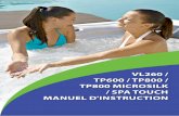 VL260 / TP600 / TP800 / TP800 MICROSILK MANUEL … · Wifi, récepteur IR ... • Tester le dispositif à courant résiduel avant utilisation. • Débranchez l'alimentation électrique