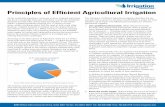 Principles of Efficient Agricultural Irrigation · Principles of Efficient Agricultural Irrigation — page 3 of the operator in implementing irrigation schedules will impact the