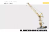 Hydraulic lift crane LR 1110 EN - liebherr.com · (EN 13001-1; EN 13001-2). Ground pressure The actual ground pressure is calculated according to the configuration and position of