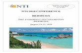 NTI 2018 CONFERENCE BERMUDA - nticpe.com 2018- 12-9-17 FINAL TO DISTRIBU… · NTI 2018 CONFERENCE BERMUDA THE FAIRMONT SOUTHAMPTON . BERMUDA. August 19-25, 2018 . Includes coverage