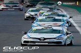 RENAULT UK · 10 11 • Nine race events: each includes one 30-minute qualifying session and two rounds (races) • Official pre-event UK Clio Cup testing (two sessions on Thursday