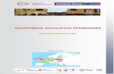 GEOTHERMAL REGULATION FRAMEWORK - European Commission · GEOTHERMAL REGULATION FRAMEWORK Final version November 2009 . Supported by Intelligent Energy Europe . ... (GTR-H) project
