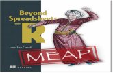 Beyond Spreadsheets with R MEAP V04 - Chapter 1 · #> Mazda RX4 Wag 21 6 160 110 3.9 2.875 17.02 0 1 4 4 Options which are available via a menu will be presented as a sequence of