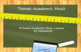 Toones Academic Music · multiplication. “Multiply by” ... Third Grade. 3rd Grade Standards Standard Description TAM Lesson 3. OA Represent and solve problems involving multiplication