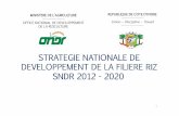 SNDR 2012-2020 [Mode de compatibilité] - Site officiel … · REPUBLIQUE DE COTE D’IVOIRE----- Union ... Côte d’Ivoire Pays eExpansion xportateur net ... Sakassou Zuenoula SITES
