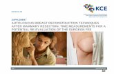 Autologous breast reconstruction techniques after … · 2015 kce report 251 health technology assessment autologous breast reconstruction techniques after mammary resection: time