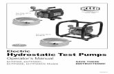 Electric Hydrostatic Test Pumps - N & N Internationalnnifire.com/pdf/ehtp_pump.pdf · REED MANUFACTURING COMPANY 1425 West Eighth St. Erie, PA 16502 USA PHONE: 800-666-3691 or 814-452-3691