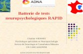 Batterie de tests neuropsychologiques RAPIDpsynmip.neuropsychologie.pro/wp-content/uploads/2014/01... · - Copie des triangles de la BEC96 (copie BEC96) - Dénomination orale (DO30)