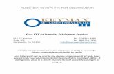 ALLEGHENY COUNTY DYE TEST REQUIREMENTS ALLEGHENY C… · ALLEGHENY COUNTY DYE TEST REQUIREMENTS ... Keymax will fax the form to seller/agent for plumber to ... Marshall Township –