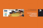 Contingency and Risk Reduction Planning - ACCORD · of the Philippine Disaster Risk Reduction and Management Act and the Climate ... Amongst DRRMCs with contingency plan, ... Contingency