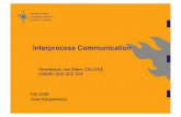 Interprocess Communication - cs. Kangasharju: Distributed Systems 12 Distributed Objects ... Overview