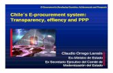 Chile´s E-procurement system: Transparency, effiency and …siteresources.worldbank.org/.../orrego_eProcurement.pdf · Chile´s E-procurement system: Transparency, effiency and PPP
