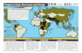 People in Crisis: Key Issues and Trends PRM - State · People in Crisis: Key Issues and Trends BUREAU OF POPULATION,REFUGEES & MIGRATION ... Lebanon, Syria, the Gaza Strip, and the