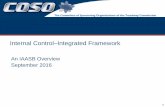 Internal Control Integrated Framework - IFAC · 5 Original Framework COSO’s Internal Control–Integrated Framework (1992 Edition) Refresh Objectives Updated Framework COSO’sInternal